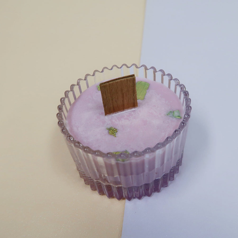 迷你韓式玻璃杯蠟燭 紫色系列 l Mini Glass Candle (Purple Collection)