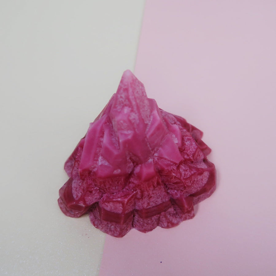 富士山冰花蠟燭 桃紅色系列 l Fuji Mountain Snowflake Candle Pink Collection